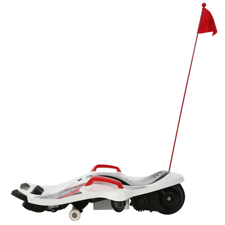 Rollplay Nighthawk 12 Volt Electric Rechargeable Ride On Toy Vehicle, White - VMInnovations