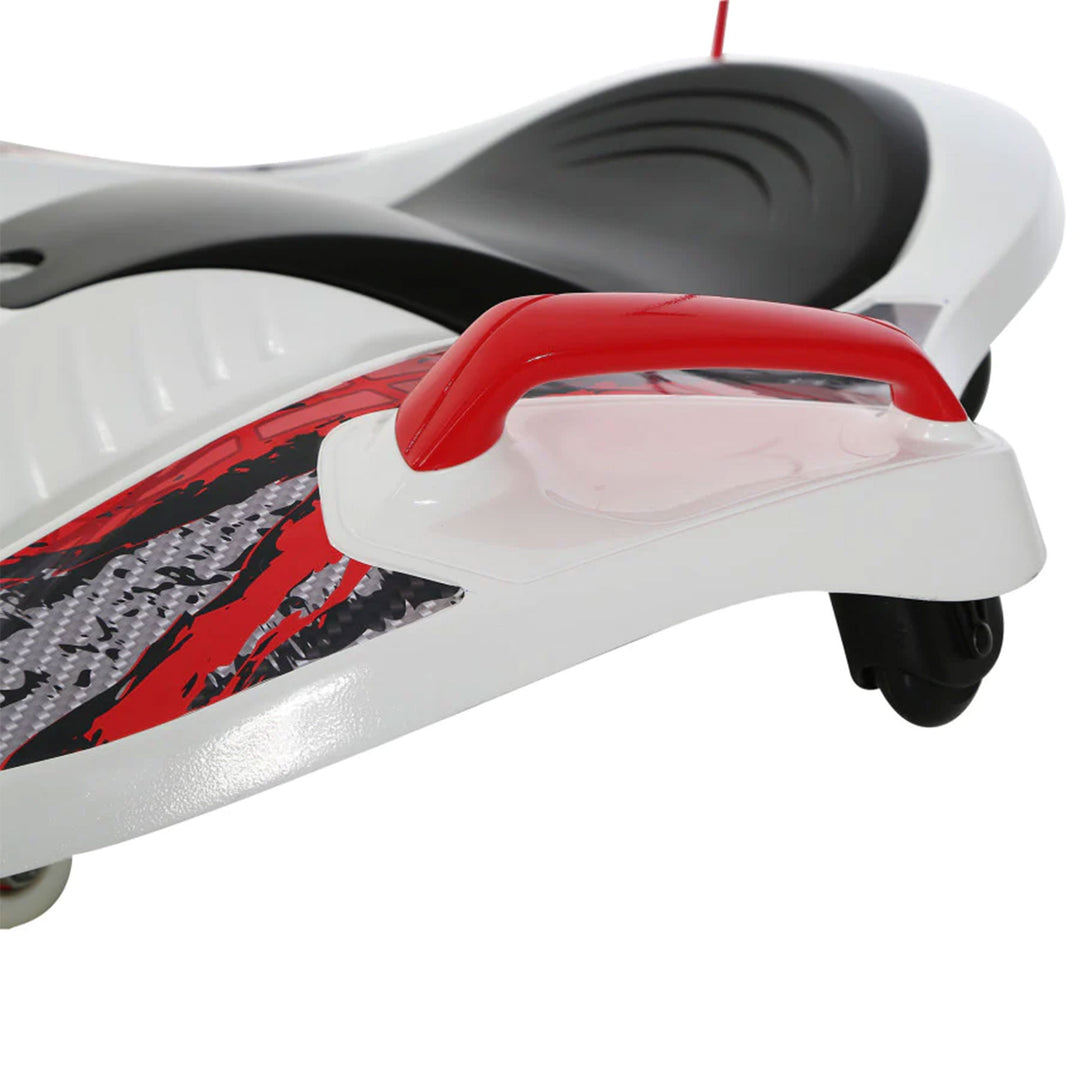Rollplay Nighthawk 12 Volt Electric Rechargeable Ride On Toy Vehicle, White - VMInnovations