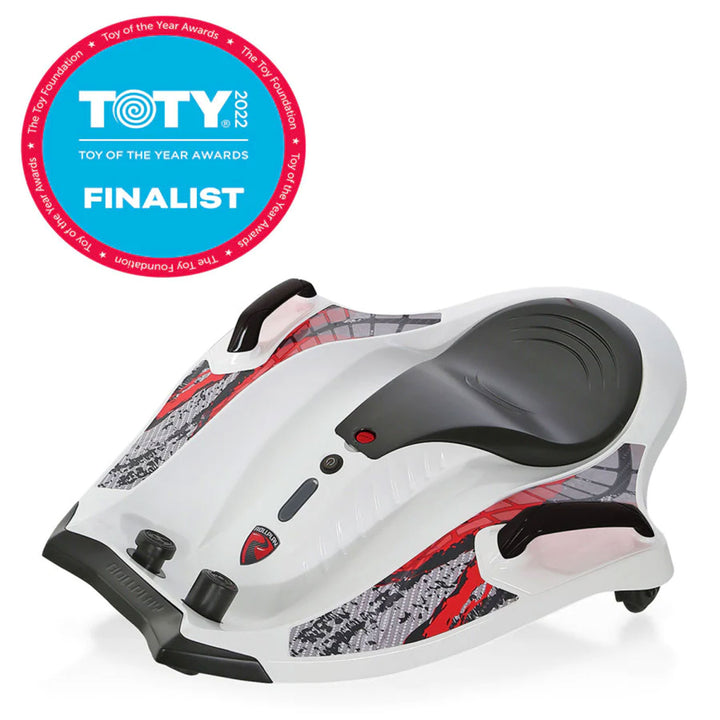 Rollplay Nighthawk 12 Volt Electric Rechargeable Ride On Toy Vehicle, White - VMInnovations