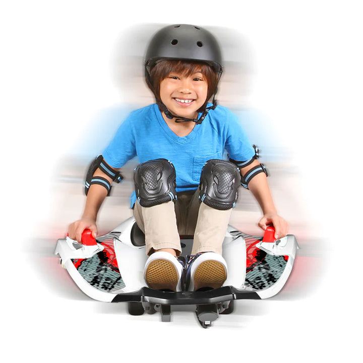 Rollplay Nighthawk 12 Volt Electric Rechargeable Ride On Toy Vehicle, White - VMInnovations