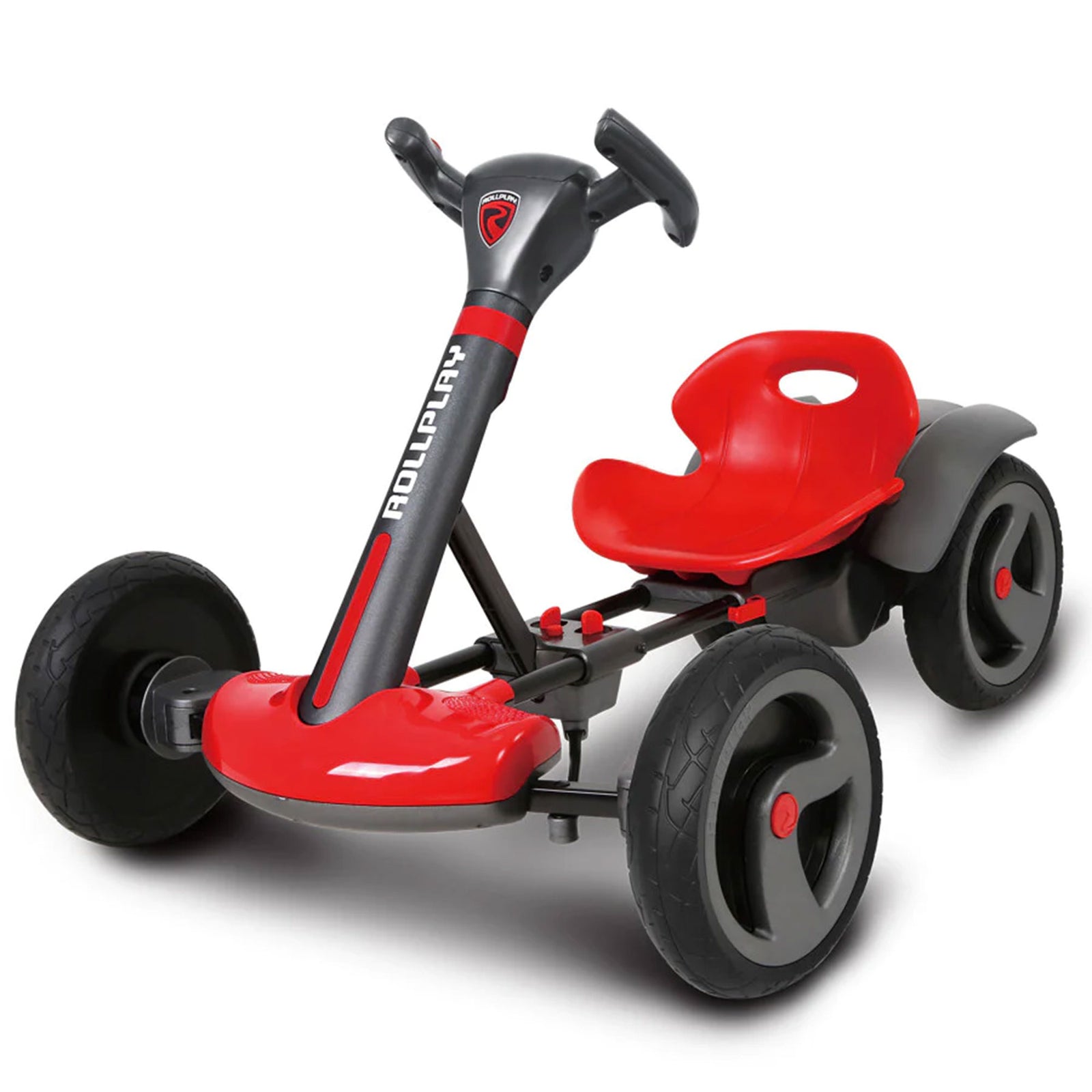 Rollplay FLEX Kart 6 Volt Foldable Rechargeable Ride On Toy Vehicle, Red (Used) - VMInnovations