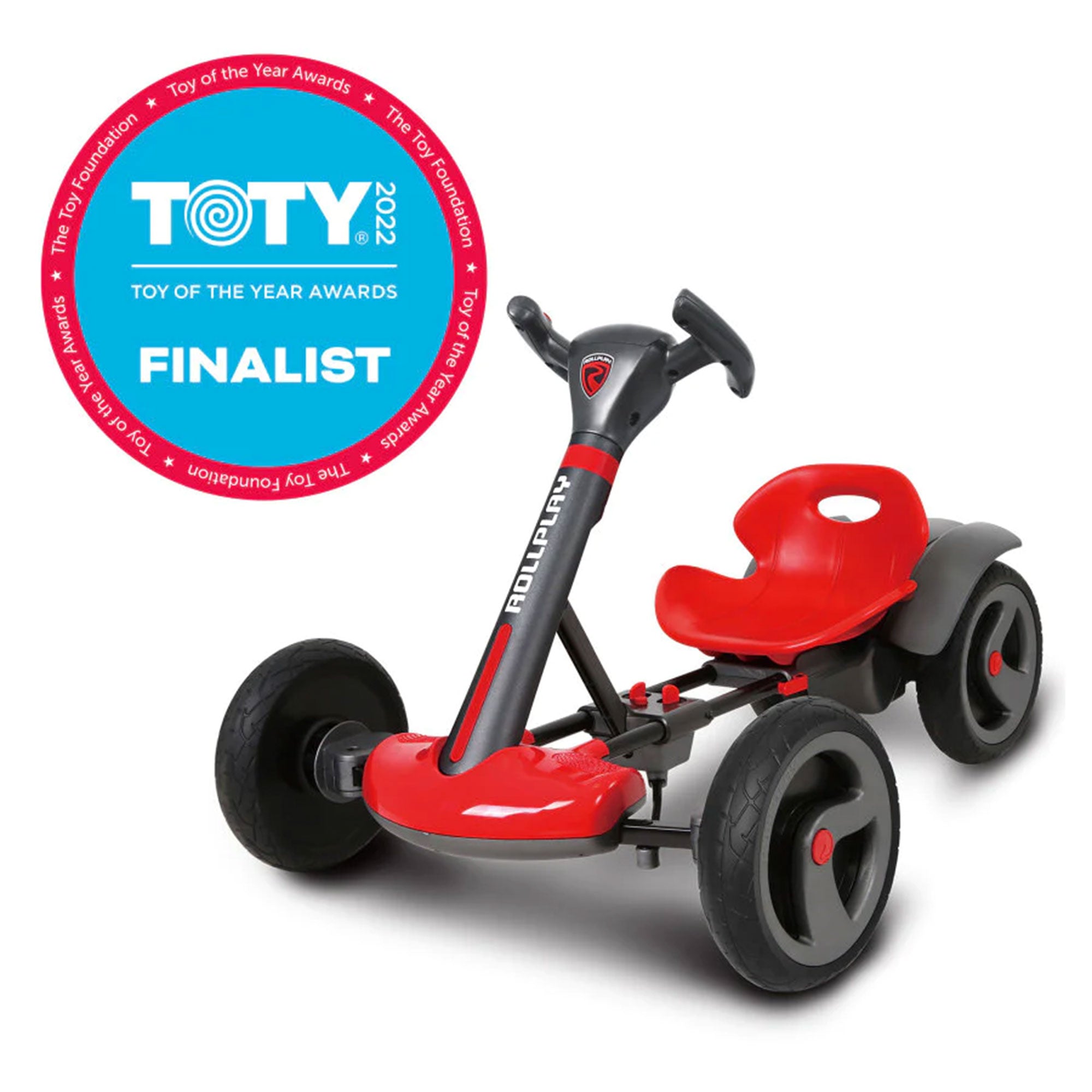 Rollplay FLEX Kart 6 Volt Foldable Rechargeable Ride On Toy Vehicle, Red (Used) - VMInnovations