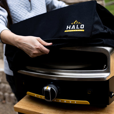 Halo Versa 16 Liquid Propane Gas Outdoor Pizza Oven with Weatherproof Cover