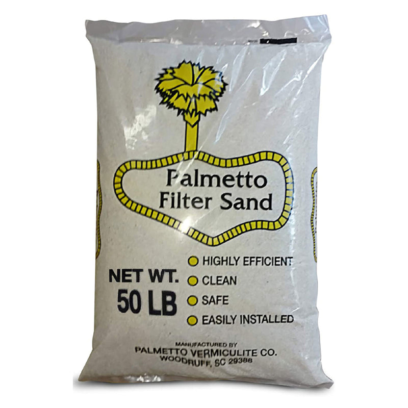 Palmetto Filter Sand for Residential Commercial Pool Filters, 50 lb (4 Pack)