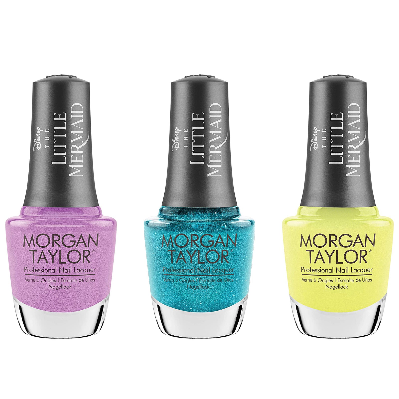 Morgan Taylor Summer 2023 Little Mermaid Splash of Color Nail Polish Set, 3 Pack - VMInnovations