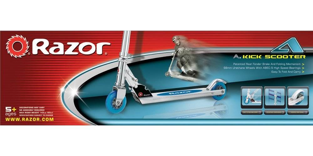 Razor A Kick Scooter Boys/Girls (Blue) - For Parts