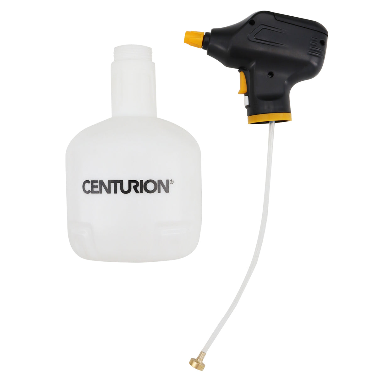 (2 pack) CENTURION Battery-Powered Outdoor Adjustable Nozzle Sprayer Bottles