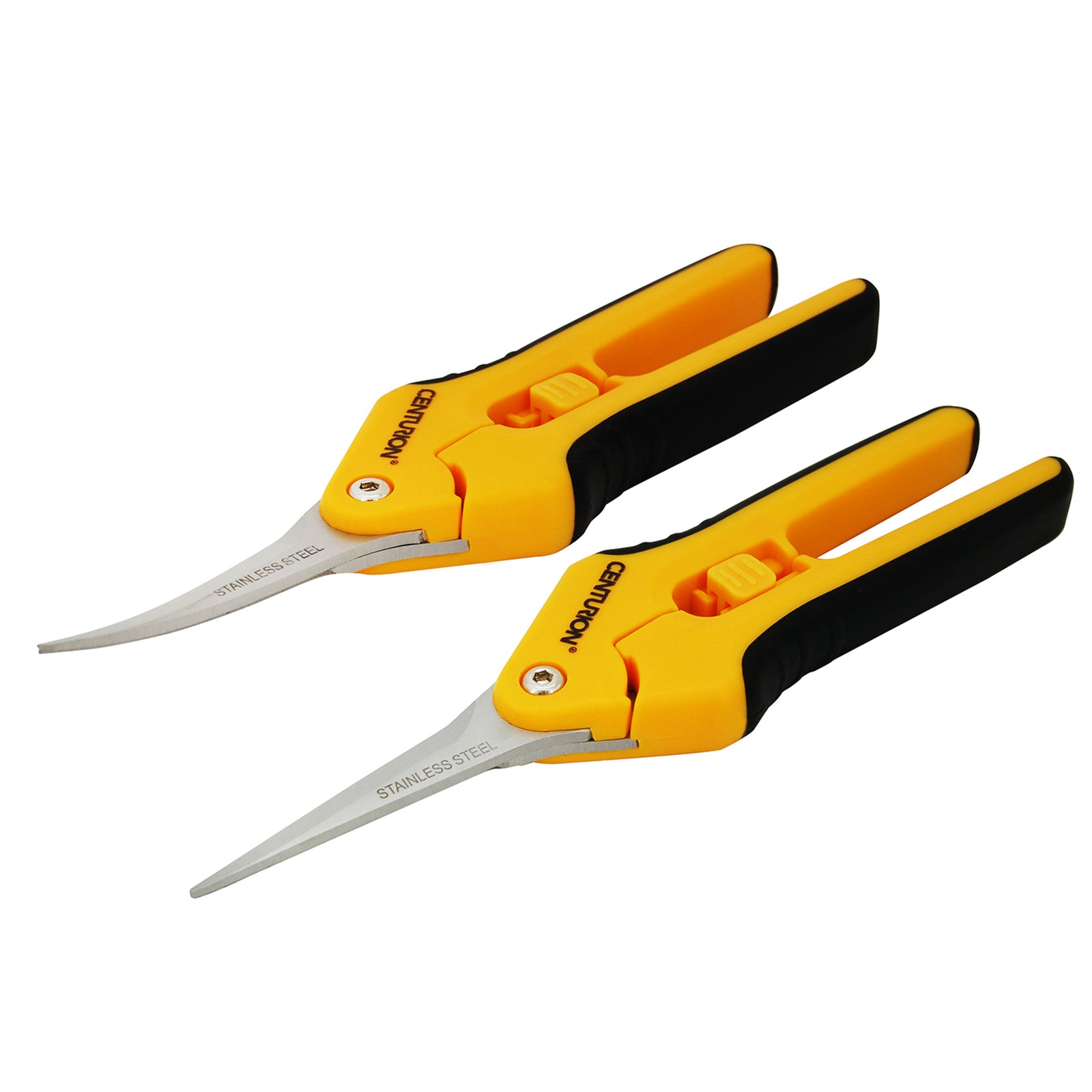 CENTURION Stainless Precision Snip Curved/Straight Pruning & Trimming Shear Set - VMInnovations