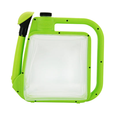 CENTURION 1.5 Gal Foldable Outdoor Watering Can with Rotate Nozzle, Green (Used) - VMInnovations