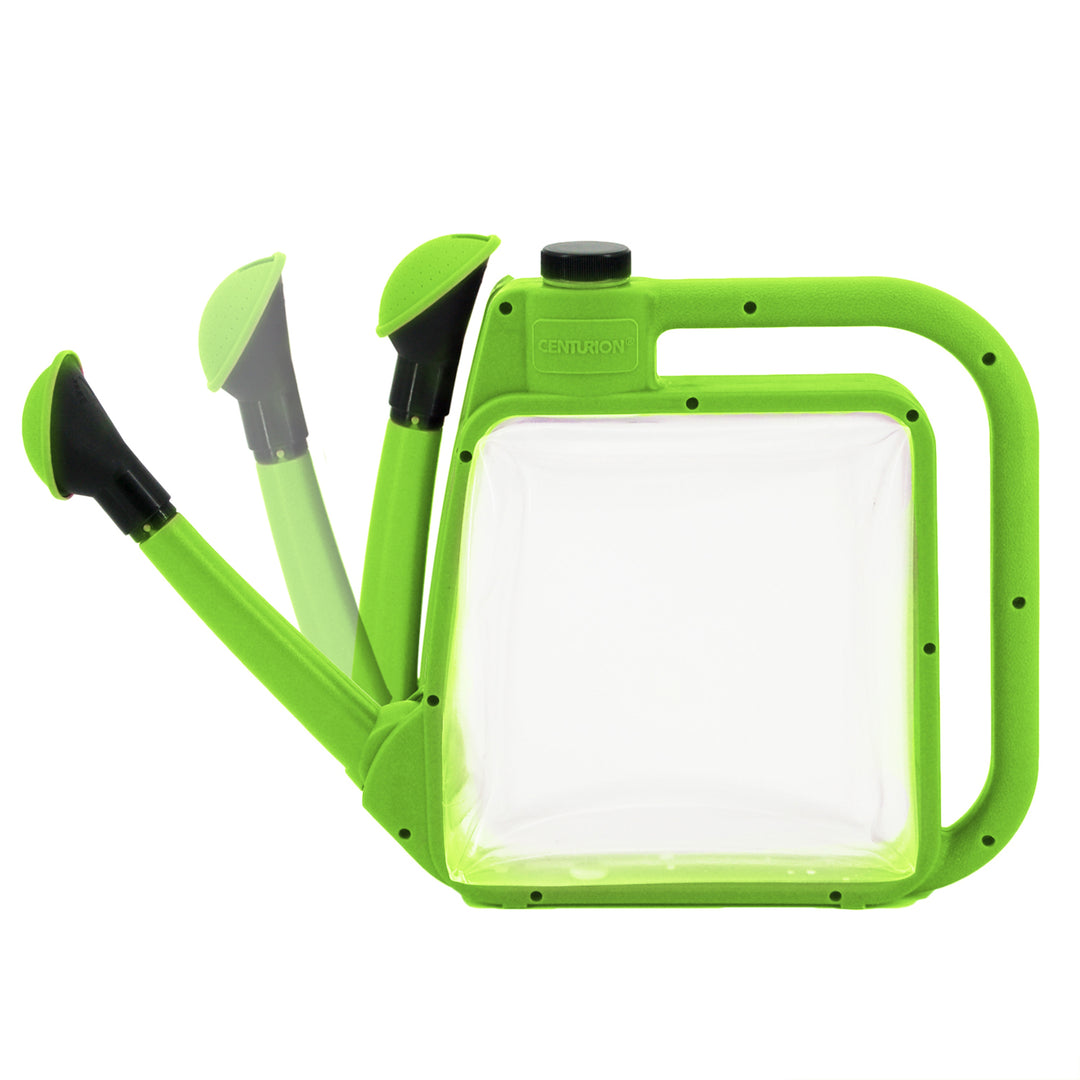 CENTURION 1.5 Gal Foldable Outdoor Watering Can with Rotate Nozzle, Green (Used) - VMInnovations