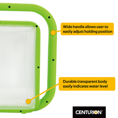 CENTURION 1.5 Gallon Foldable Watering Can with Rotate Nozzle, Green (Open Box) - VMInnovations