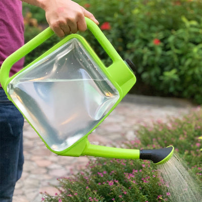 CENTURION 1.5 Gal Foldable Outdoor Watering Can with Rotate Nozzle, Green (Used) - VMInnovations