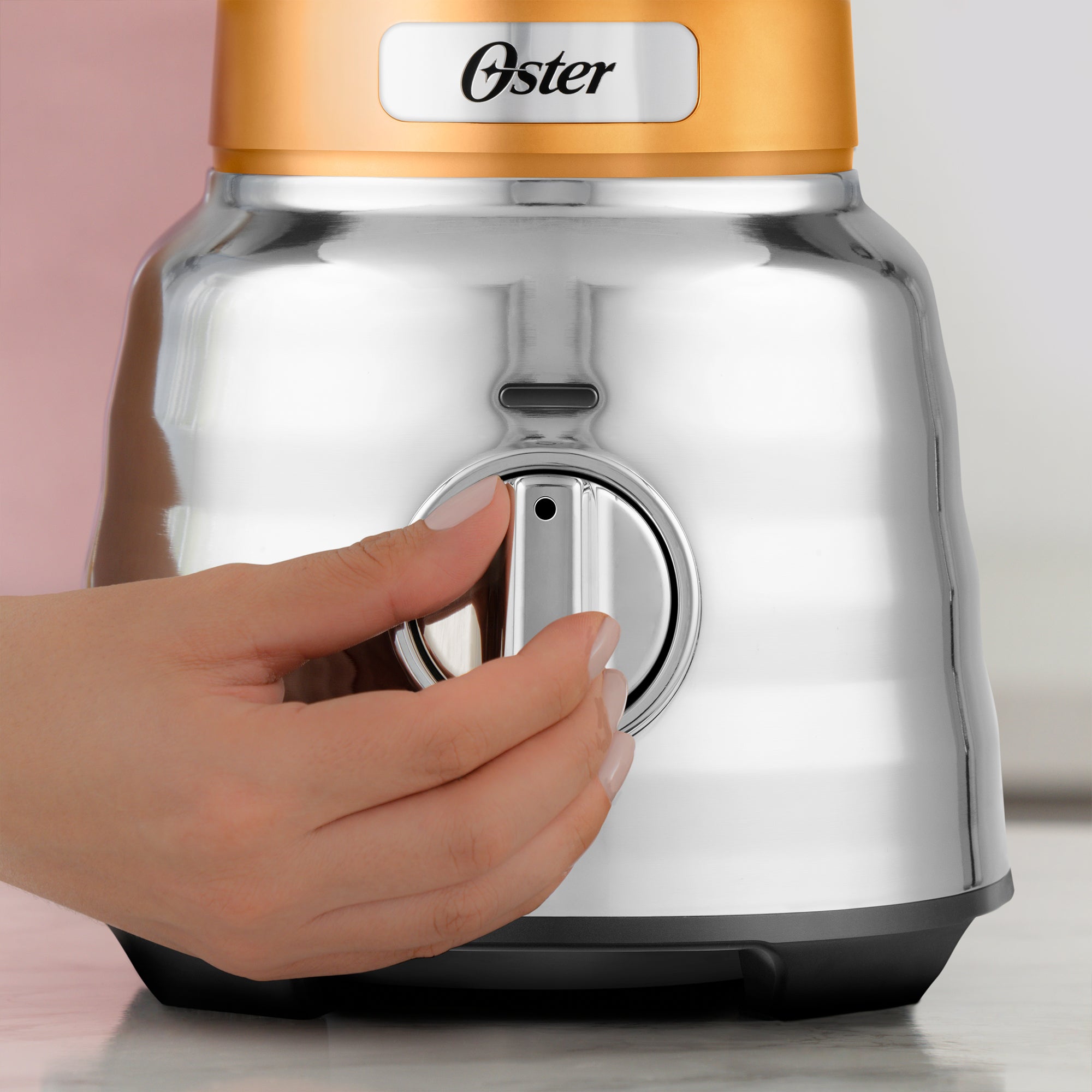 Oster Beehive Performance 3 Speed Blender with 1100 Watt Motor, Silver/Copper - VMInnovations