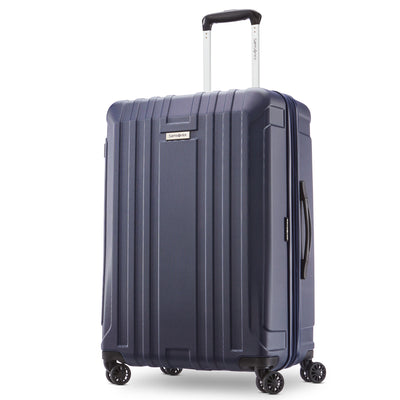 Samsonite New Castle Hardside Luggage w/Adjustable Handle, 2pc, Navy (Used) - VMInnovations