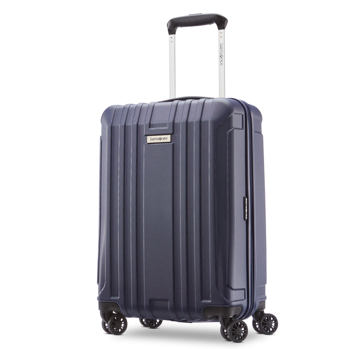 Samsonite New Castle Hardside Luggage w/Adjustable Handle, 2pc, Navy (Used)