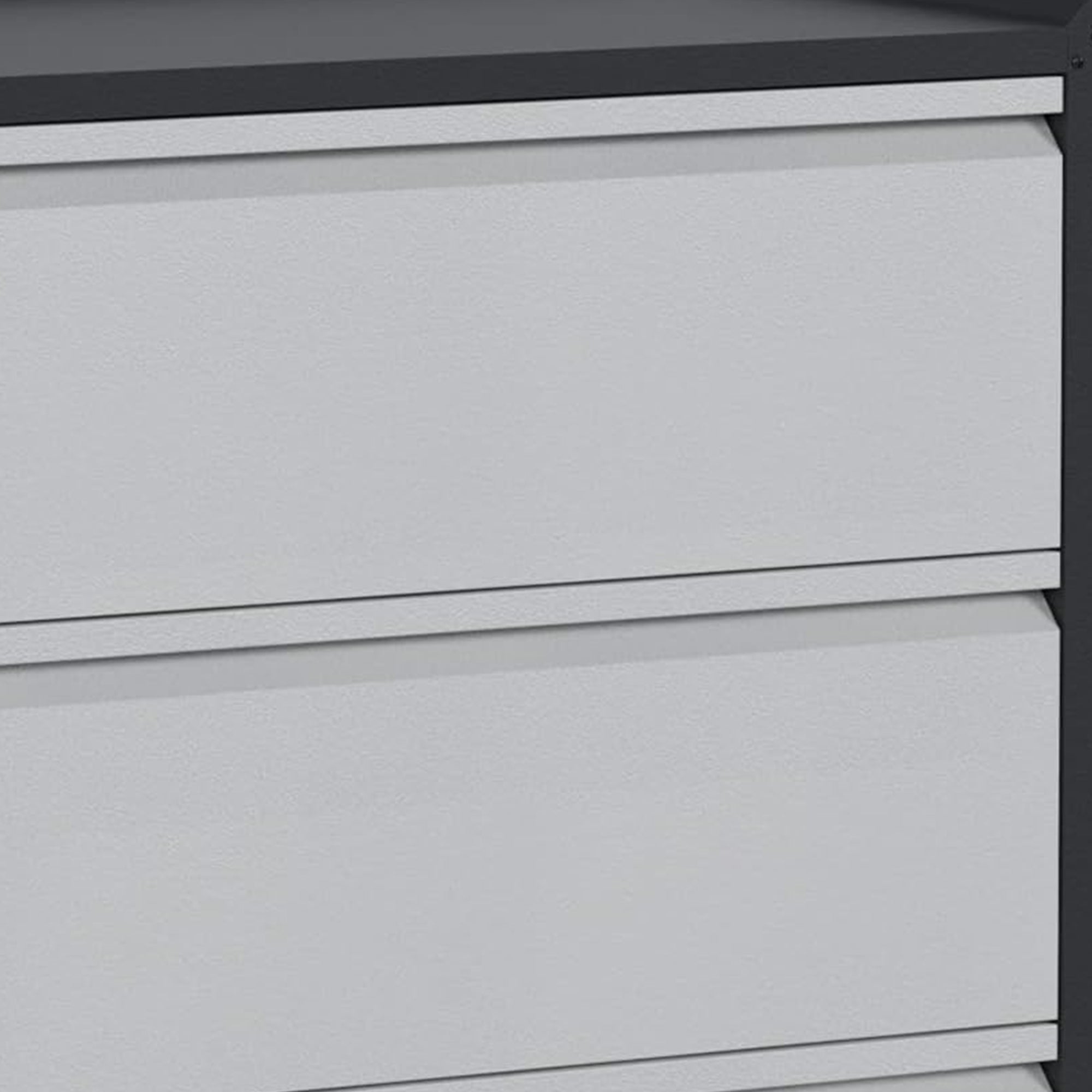 AOBABO Steel Rolling Tool Storage Chest 3 Drawer Cabinet with Wheels, Black/Grey - VMInnovations