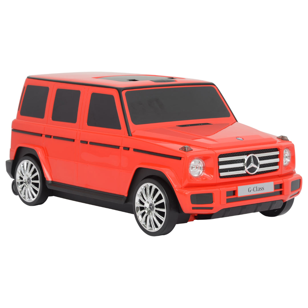 Best Ride On Cars Mercedes G Class Stylish Large Suitcase Ride On Vehicle, Red