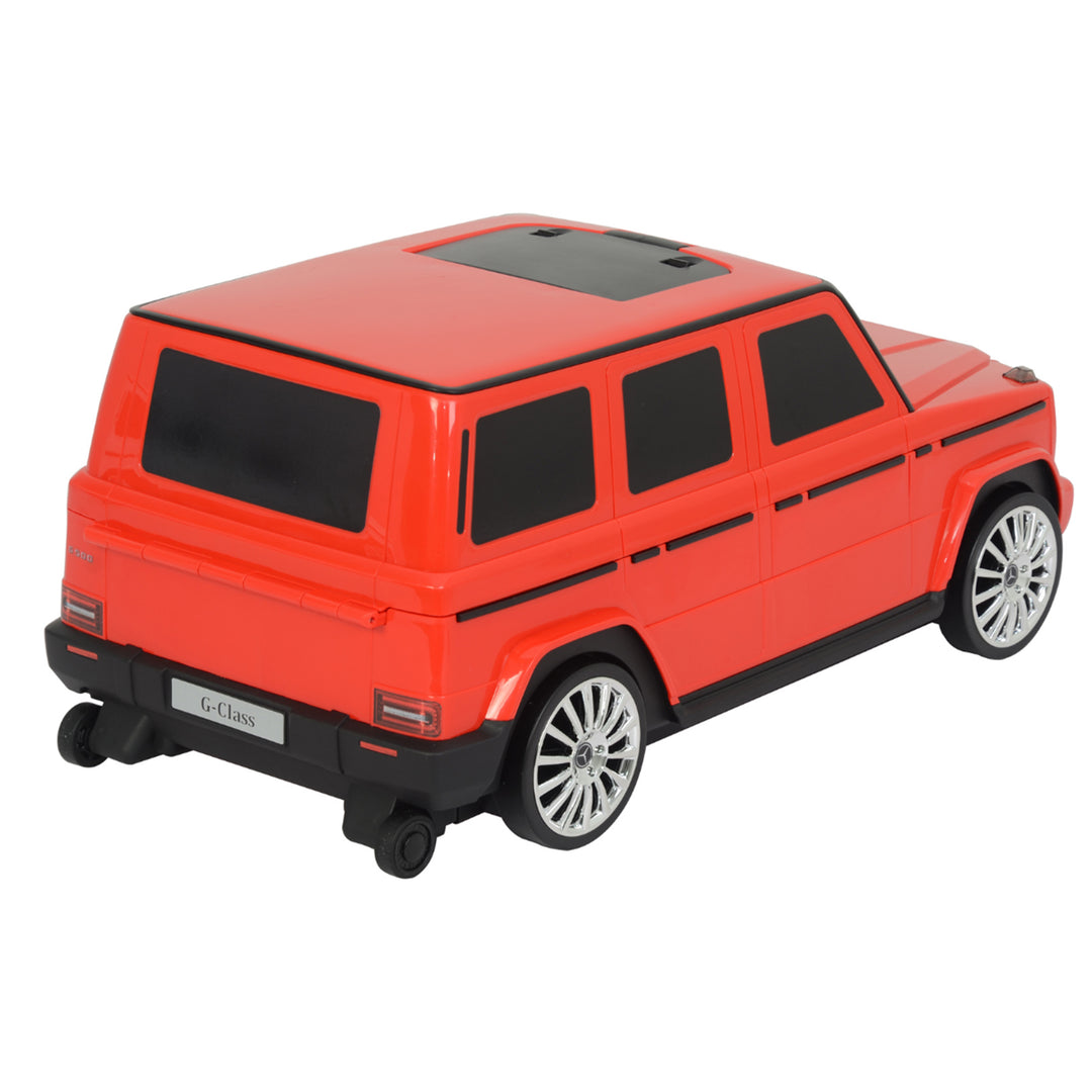 Best Ride On Cars Mercedes G Class Stylish Large Suitcase Ride On Vehicle, Red