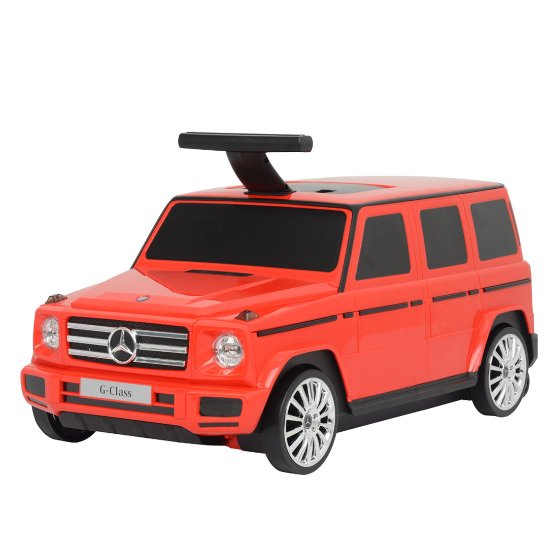 Best Ride On Cars Mercedes G Class Stylish Large Suitcase Ride On Vehicle, Red