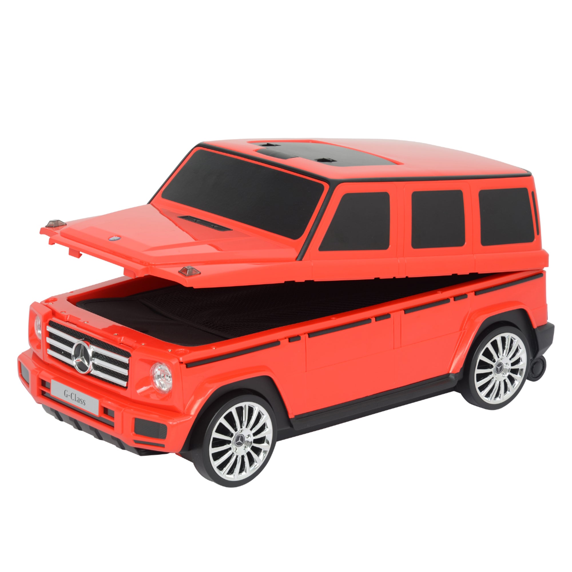 Best Ride On Cars Mercedes G Class Large Suitcase Ride On Vehicle, Red (Used)