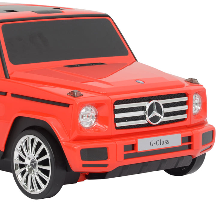 Best Ride On Cars Mercedes G Class Stylish Large Suitcase Ride On Vehicle, Red