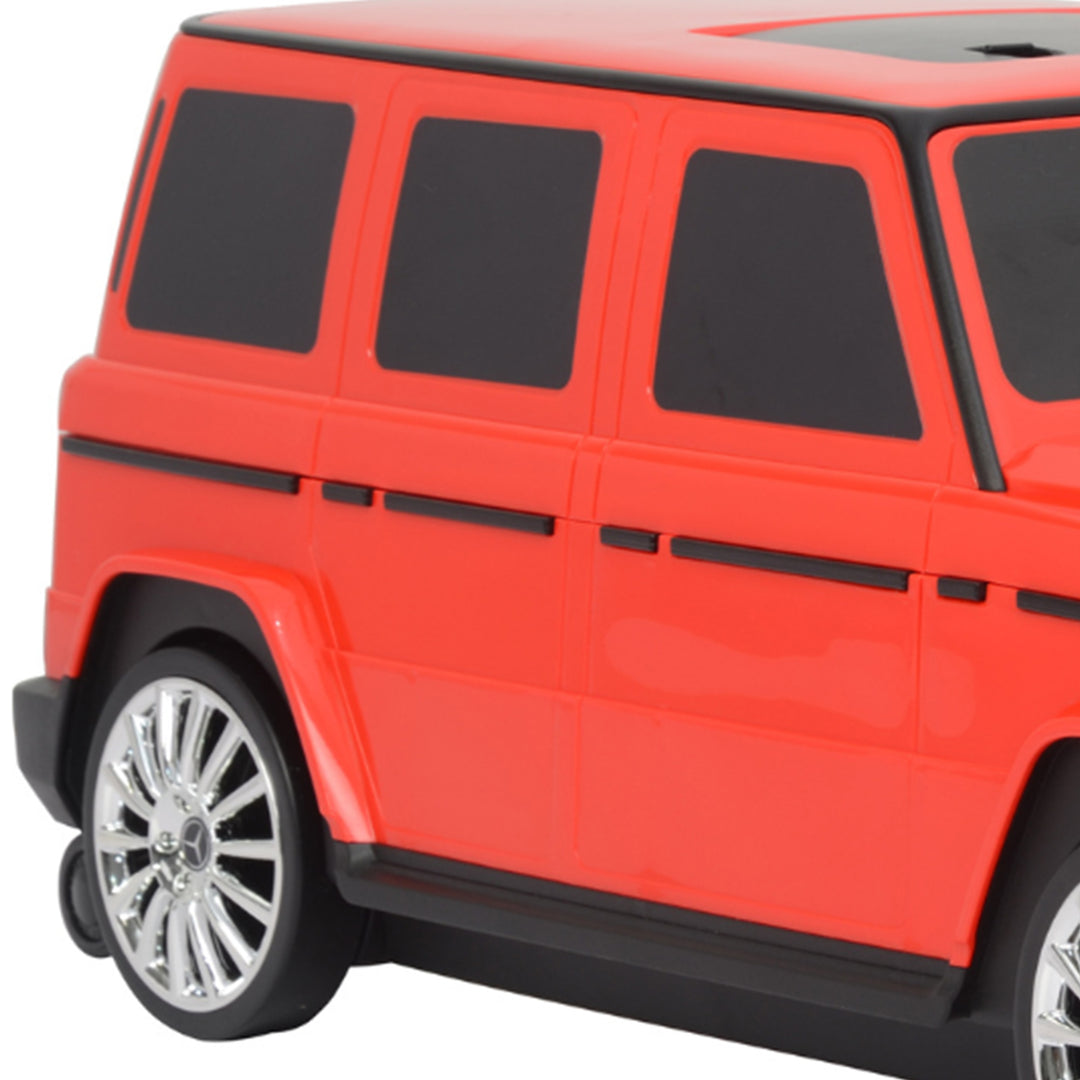 Best Ride On Cars Mercedes G Class Stylish Large Suitcase Ride On Vehicle, Red