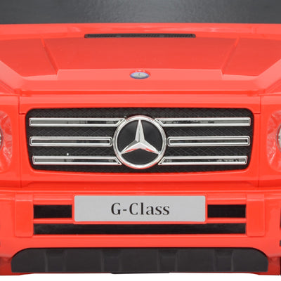 Best Ride On Cars Mercedes G Class Stylish Large Suitcase Ride On Vehicle, Red