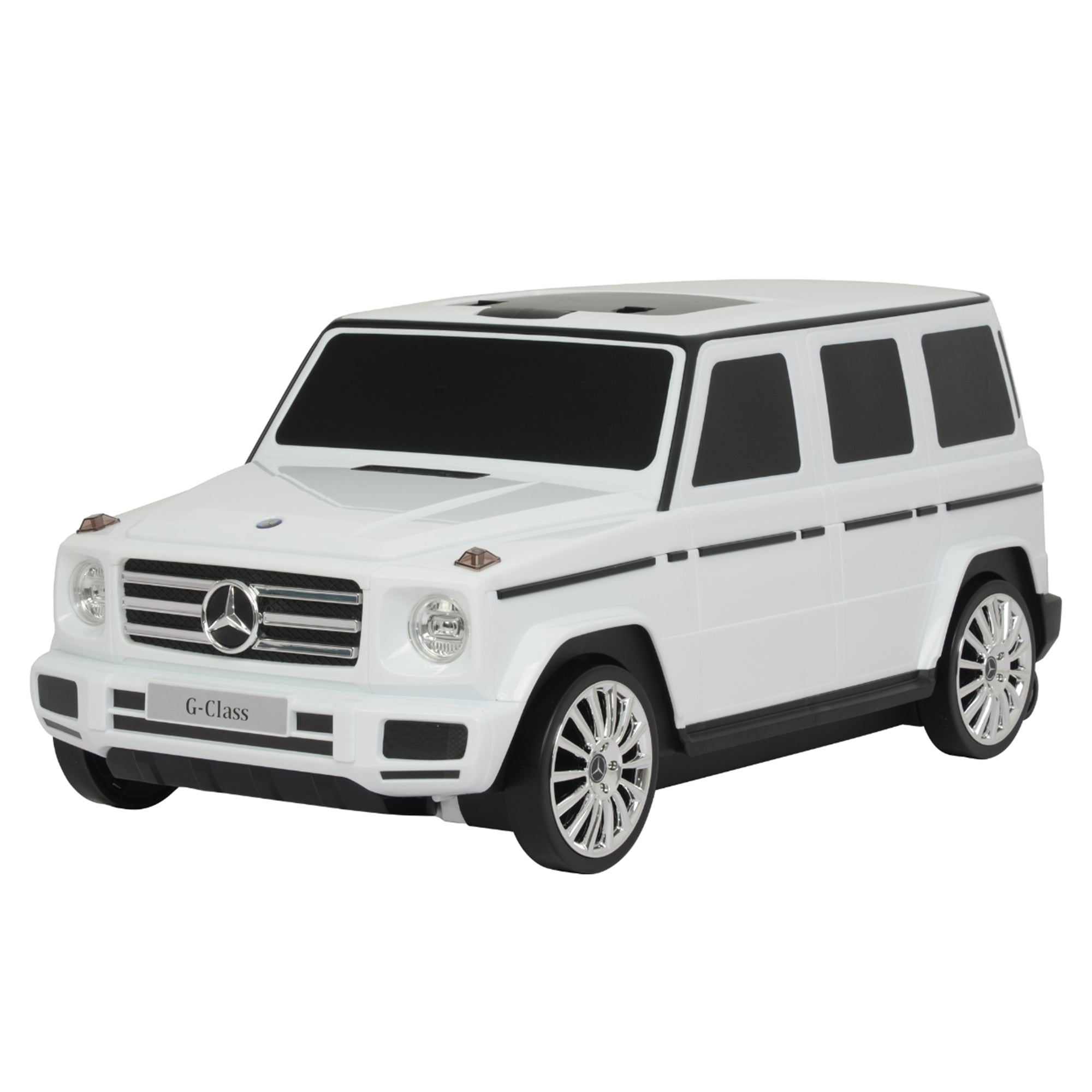 Best Ride On Cars Mercedes G Class Stylish Ride On Vehicle, White (Open Box) - VMInnovations