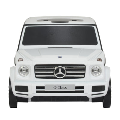 Mercedes G Class Stylish Large Suitcase Ride On Vehicle, White (Used)