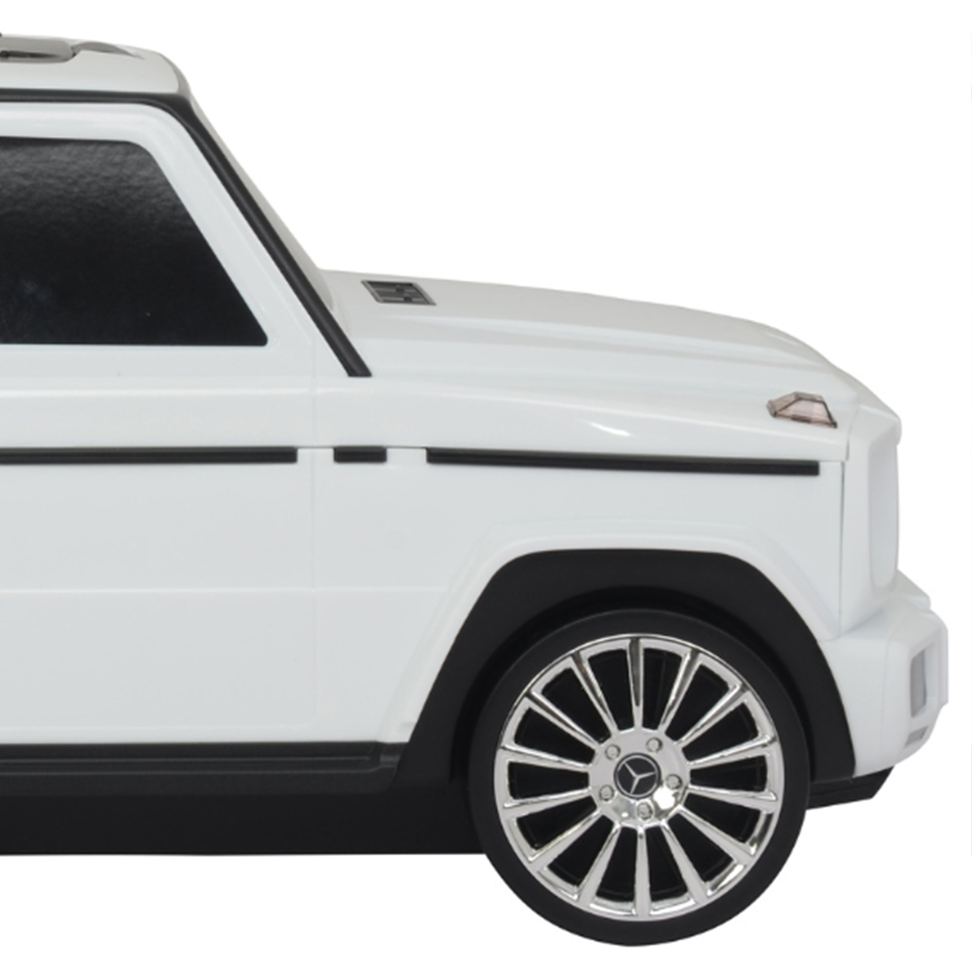 Best Ride On Cars Mercedes G Class Stylish Ride On Vehicle, White (Open Box) - VMInnovations