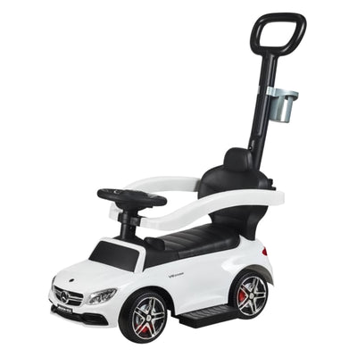 Best Ride on Cars Mercedes C63 3 in 1 Ride On Push Car w/ Removable Stroller Bar - VMInnovations