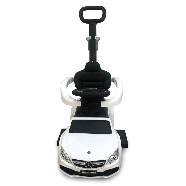 Best Ride on Cars Mercedes C63 3 in 1 Ride On Push Car w/ Removable Stroller Bar