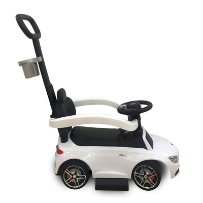 Best Ride on Cars Mercedes C63 3 in 1 Ride On Push Car w/ Removable Stroller Bar - VMInnovations