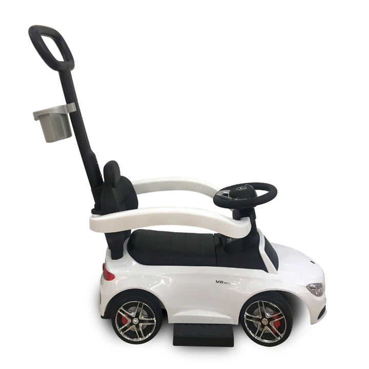 Best Ride on Cars Mercedes C63 3 in 1 Ride On Push Car w/ Removable Stroller Bar