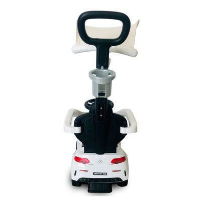 Best Ride on Cars Mercedes C63 3 in 1 Ride On Push Car w/ Removable Stroller Bar - VMInnovations