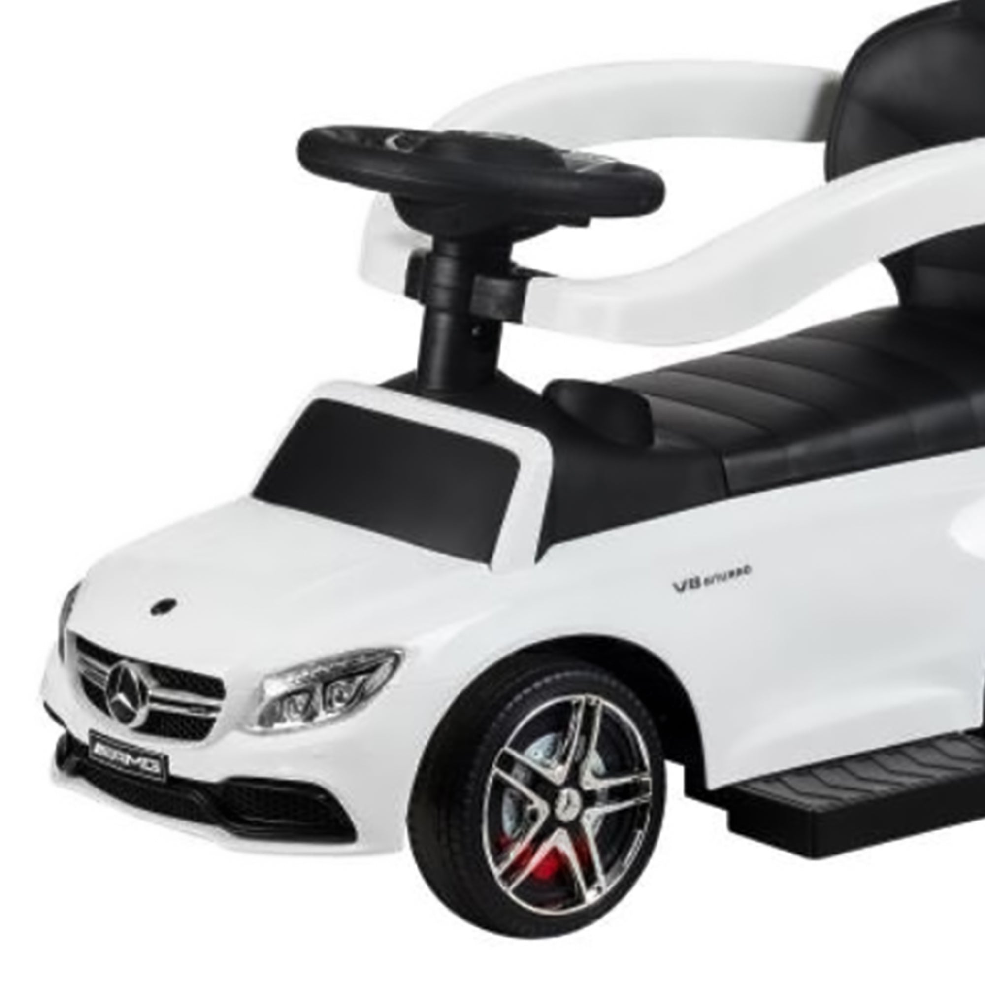 Best Ride on Cars Mercedes C63 3 in 1 Ride On Push Car w/ Removable Stroller Bar - VMInnovations