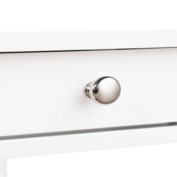 Convenience Concepts American End Table w/Charging Station, White (Open Box) - VMInnovations