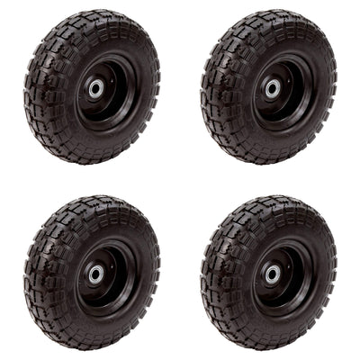 Tricam Farm & Ranch 10" No Flat Replacement Turf Tire for Utility Carts (4 Pack)