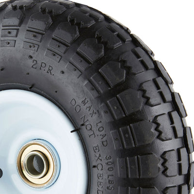 Tricam Farm & Ranch 10" Pneumatic Replacement Tire for Utility Carts (4 Pack) - VMInnovations