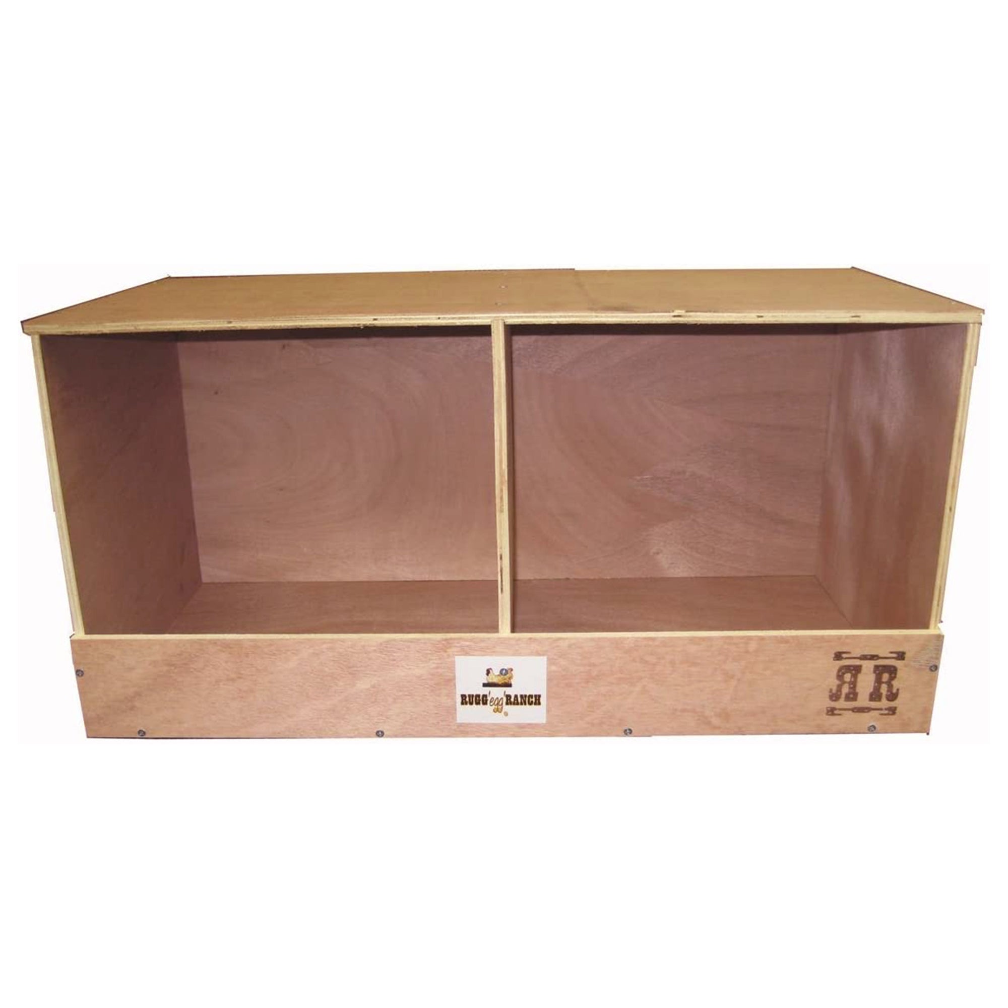 Rugged Range Products Duplex Chicken Coop Nesting Box for 2 to 4 Hens (2 Pack) - VMInnovations