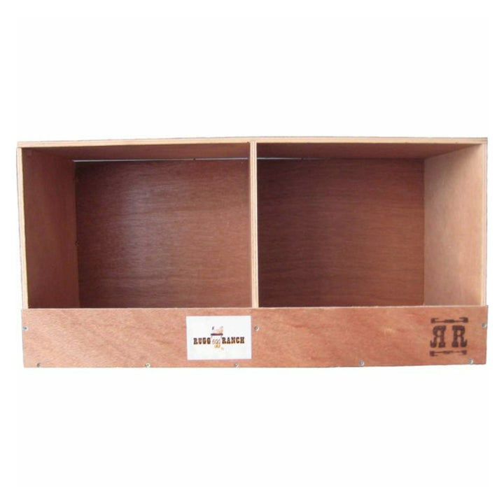 Rugged Range Products Duplex Chicken Coop Nesting Box for 2 to 4 Hens (2 Pack) - VMInnovations
