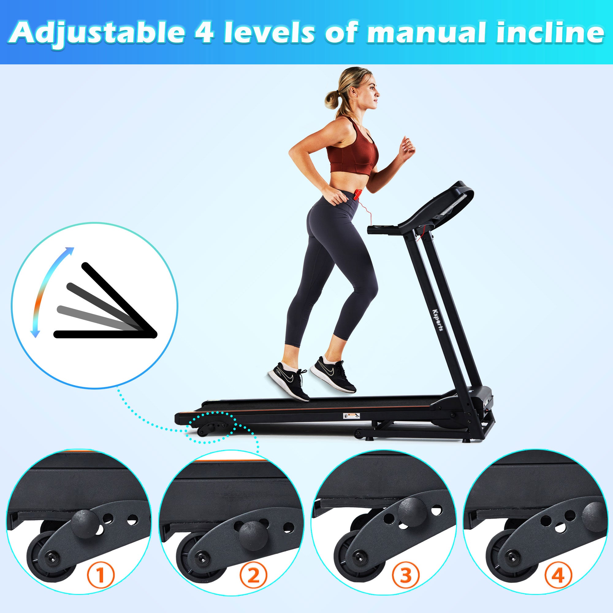 Ksports Multi-Functional Treadmill Cardio Strength Workout Set(Open Box) - VMInnovations