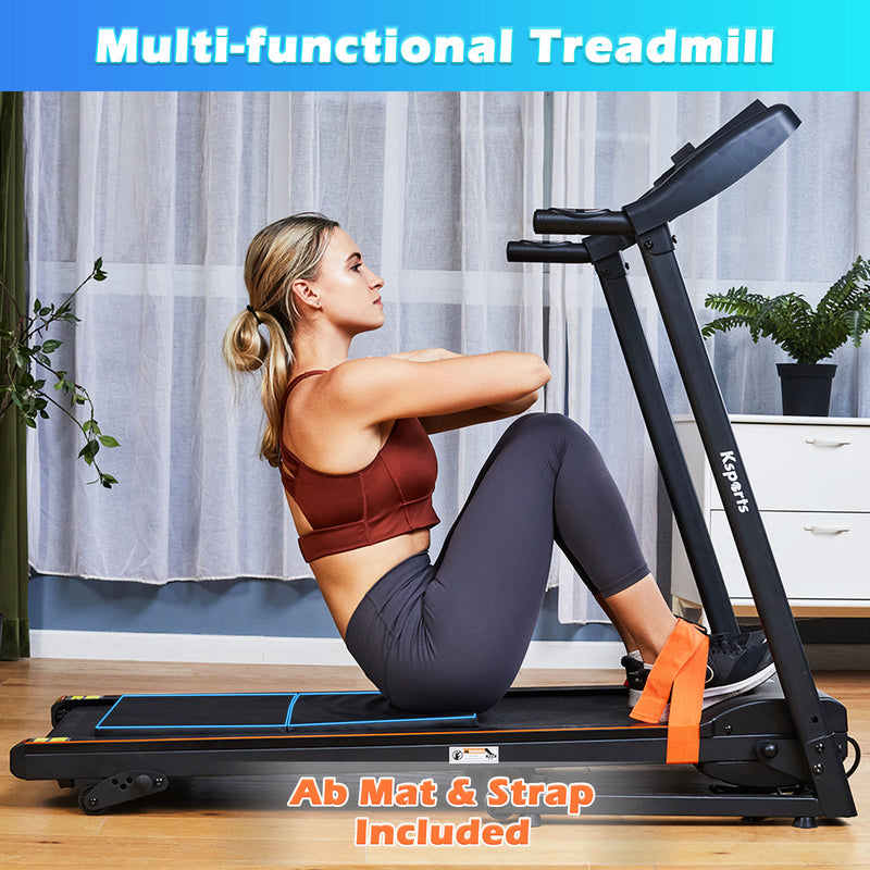 Ksports Multi-Functional Electric Treadmill Cardio Strength Training Workout Set