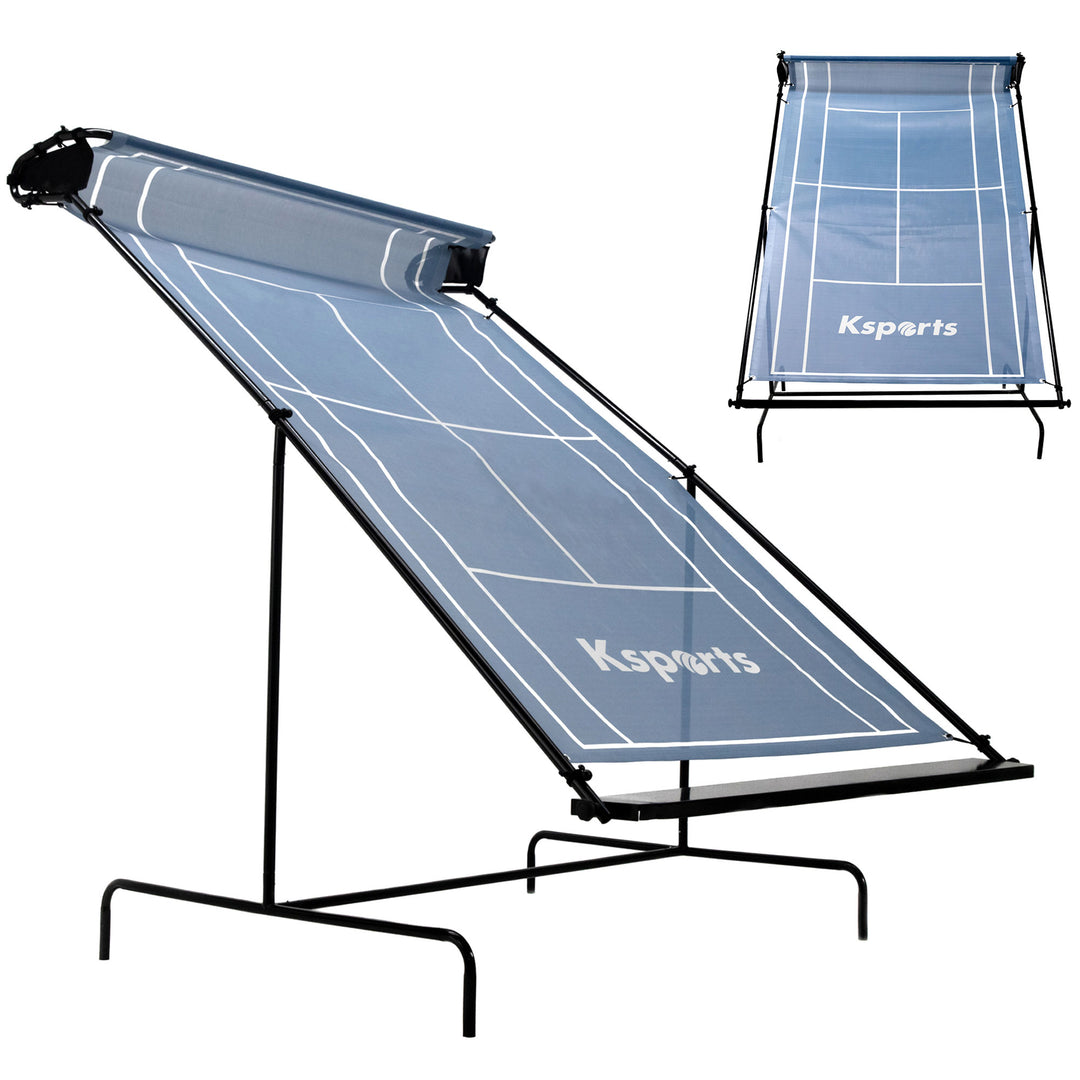 Portable In/Outdoor Weatherproof Tennis Rebounder Net w/ Carry Bag (Open Box)