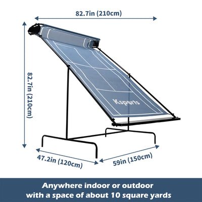 Ksports Indoor Outdoor Weatherproof Tennis Rebounder Net with Carry Bag (Used)