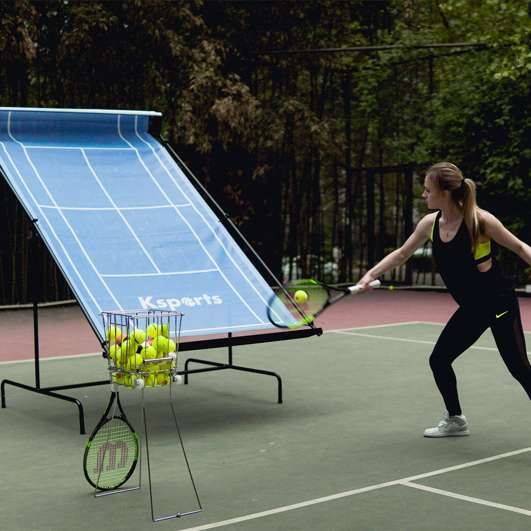 Portable In/Outdoor Weatherproof Tennis Rebounder Net w/ Carry Bag (Open Box)