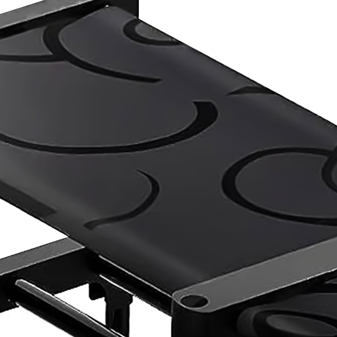WOWLIVE 9 Tier Shoe Rack, 50-55 Pair Shelf Storage Organizer, Black (For Parts)