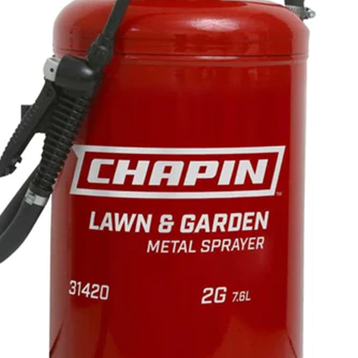 Chapin 2 Gallon Tri Poxy Steel Tank Handheld Lawn & Garden Sprayer with Lock On