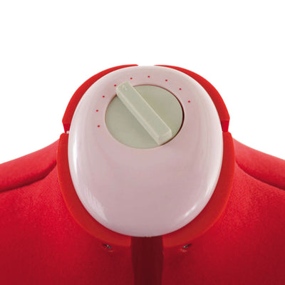 Singer Adjustable Dress Form Fits 4-10 Small/Medium w/360 Degree Hem Guide, Red