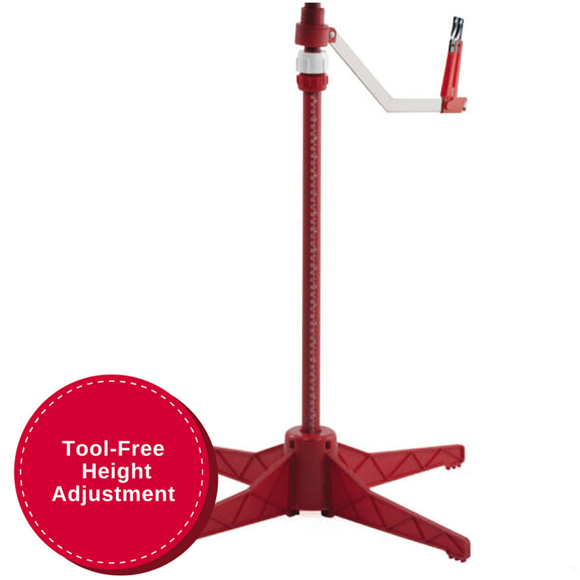 Singer Adjustable Dress Form Fits 4-10 Small/Medium w/360 Degree Hem Guide, Red